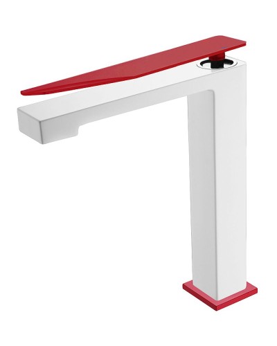 Смеситель для раковины Boheme Q 142-WR.2 Белый Красный