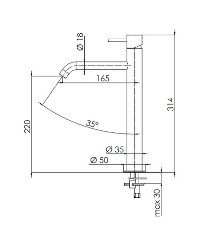 Смеситель для раковины Remer X-Style X11LXLBO Белый матовый