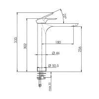 Смеситель для раковины Remer Infinity I11LBO Белый матовый