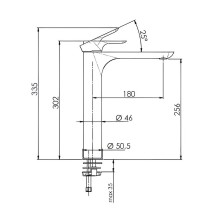 Смеситель для раковины Remer Infinity I11LBO Белый матовый