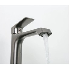 Смеситель для раковины Frap H71-9 F1071-29 Оружейная сталь