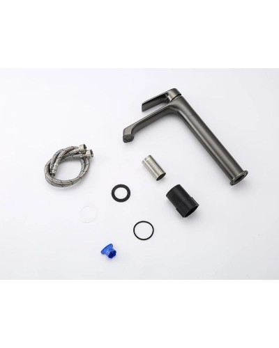 Смеситель для раковины Frap H71-9 F1071-29 Оружейная сталь