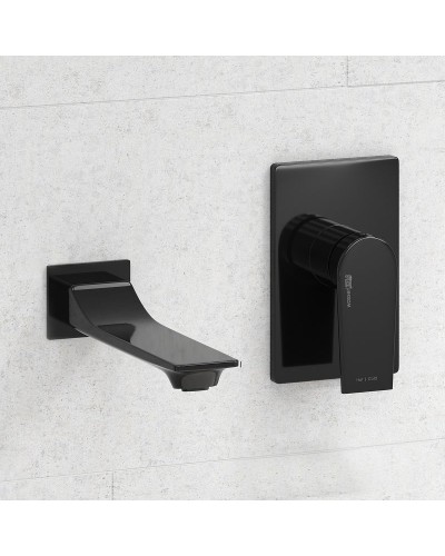 Смеситель для раковины WasserKRAFT A66553 Черный глянец