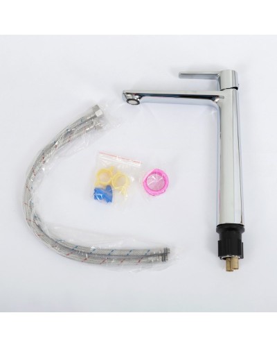 Смеситель для накладной раковины без донного клапана CEZARES LUX-LC-01-W0