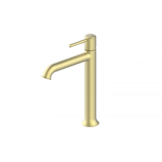 Смеситель для раковины высокий Wonzon & Woghand, Брашированное золото (WW-88019073-BG)