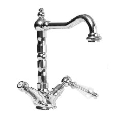 Смеситель для раковины хром, ручки Swarovski Cezares Diamond DIAMOND-LS2-01-Sw