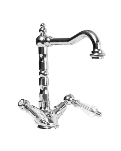 Смеситель для раковины хром, ручки Swarovski Cezares Diamond DIAMOND-LS2-01-Sw