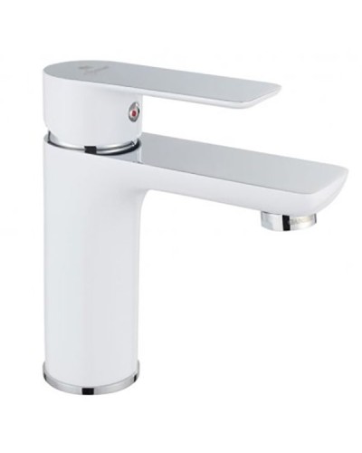 Смеситель для раковины Aquanet Arctic AF520-10СW Хром / Белый