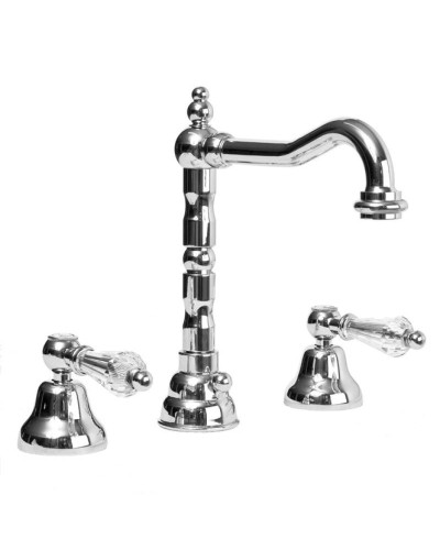 Смеситель для раковины хром, ручки Swarovski Cezares Diamond DIAMOND-BLS2-01-Sw
