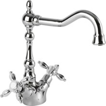 Смеситель для раковины хром Cezares Atlantis-Nostalgia ATLANTIS-NOSTALGIA-LS2-A-01