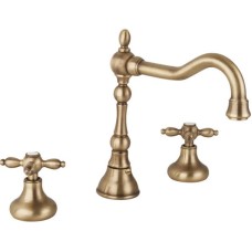 Смеситель для раковины на три отверстия бронза Cezares Atlantis-Nostalgia ATLANTIS-NOSTALGIA-BLS2-A-02