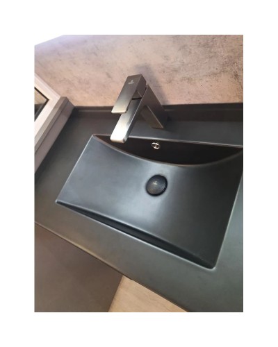 Смеситель для раковины AltroBagno Lamberto AltroBagnoLamberto0139GrMt оружейная сталь