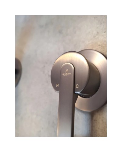 Смеситель для раковины AltroBagno Unione AltroBagnoUnione010507GrMt оружейная сталь