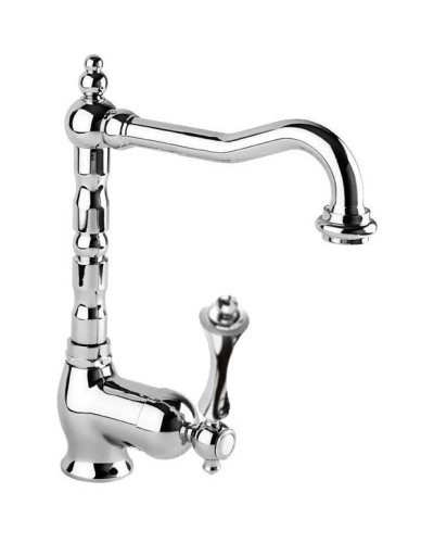 Смеситель для раковины с донным клапаном хром, ручка хром Cezares Margot MARGOT-LSM2-01-M