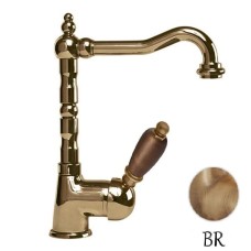 Смеситель для раковины бронза, ручка орех Cezares Elite ELITE-LSM2-02-Nc