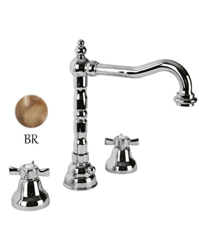 Смеситель для раковины бронза Cezares Lord LORD-BLS2-02