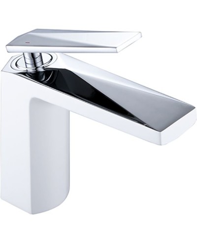 Смеситель для раковины Boheme Venturo 371-w Белый, Хром