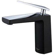 Смеситель для раковины Boheme Venturo 371-b Черный, Хром