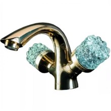 Смеситель для раковины Boheme Crystal 311-CRST Бронза