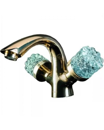 Смеситель для раковины Boheme Crystal 311-CRST Бронза