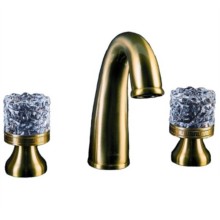 Смеситель для раковины Boheme Crystal 317-CRST Бронза