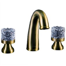 Смеситель для раковины Boheme Crystal 317-CRST Бронза