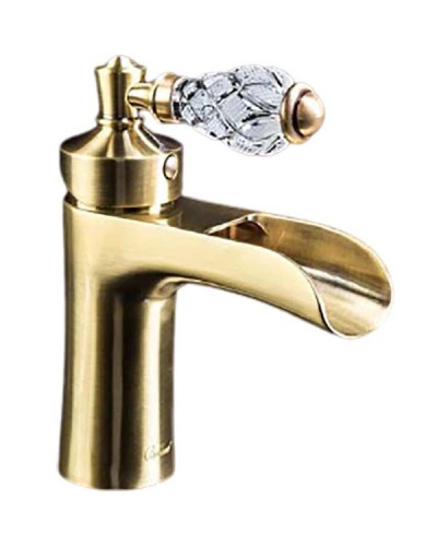 Смеситель для раковины Boheme Vogue Crystal 201-CRST Бронза