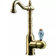 Смеситель для раковины Boheme Crystal 302-CRST Бронза