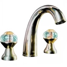 Смеситель для раковины Boheme Flora 297-FL Золото