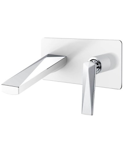 Смеситель для раковины Boheme Venturo 375-W Белый Хром