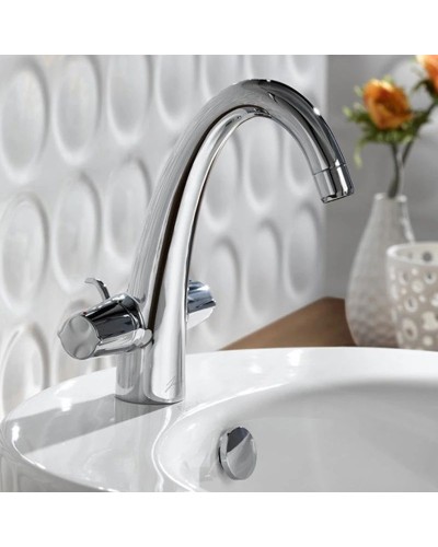 Смеситель для раковины с донным клапаном Jacob Delafon Elevation E18870-CP