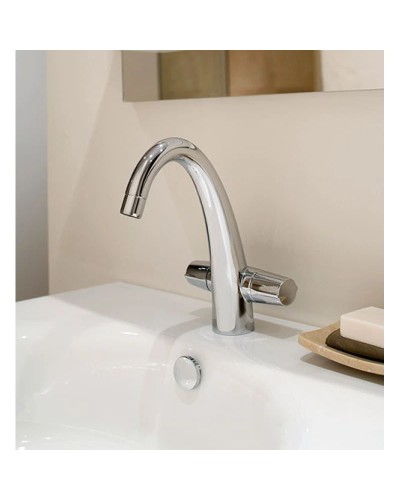 Смеситель для раковины с донным клапаном Jacob Delafon Elevation E18870-CP