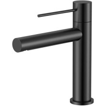 Смеситель для раковины Vincea Aspire VBF-4AS01MB без донного клапана, черный матовый