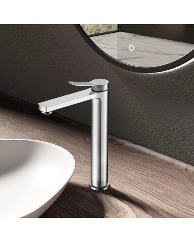 Смеситель для раковины Vincea Arco VBF-4AR02CH без донного клапана, хром