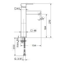 Смеситель для раковины Migliore Kvant 18776 Хром