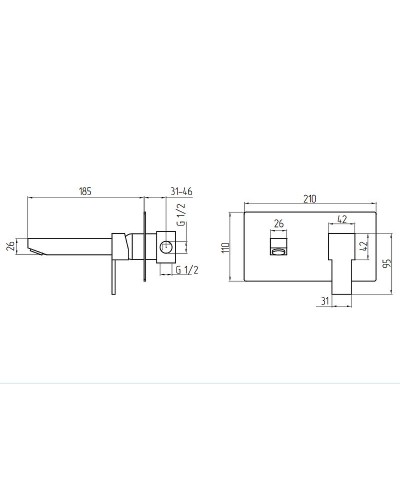 Смеситель для раковины Migliore Kvant 18778 Хром