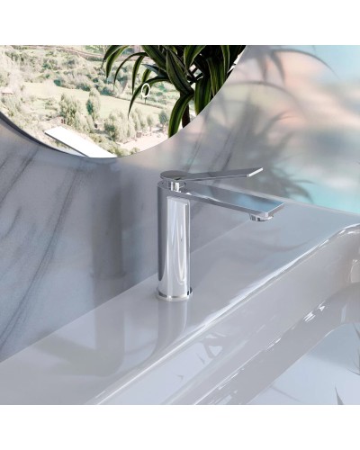 Смеситель для раковины Vincea Verse VBF-2VE1CH без донного клапана, хром