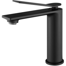 Смеситель для раковины Vincea Verse VBF-2VE1MB без донного клапана, черный матовый