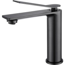 Смеситель для раковины Vincea Verse VBF-2VE1GM без донного клапана, вороненая сталь