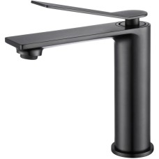 Смеситель для раковины Vincea Verse VBF-2VE1GM без донного клапана, вороненая сталь
