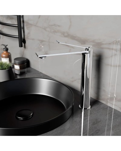 Смеситель для раковины Vincea Verse VBF-2VE2CH без донного клапана, хром