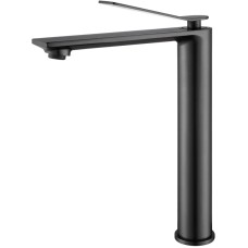 Смеситель для раковины Vincea Verse VBF-2VE2GM без донного клапана, вороненая сталь