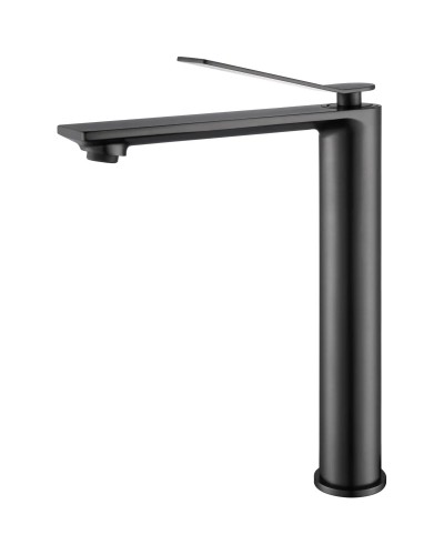 Смеситель для раковины Vincea Verse VBF-2VE2GM без донного клапана, вороненая сталь