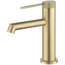 Смеситель для раковины Vincea Rim VBF-2RM1BG без донного клапана, золотой матовый