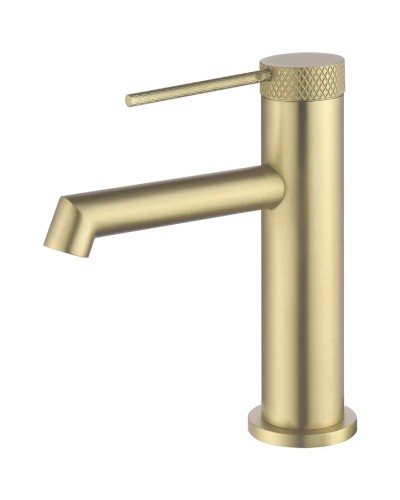 Смеситель для раковины Vincea Rim VBF-2RM1BG без донного клапана, золотой матовый