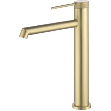 Смеситель для раковины Vincea Rim VBF-2RM2BG без донного клапана, золотой матовый