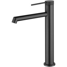 Смеситель для раковины Vincea Rim VBF-2RM2GM без донного клапана, вороненая сталь