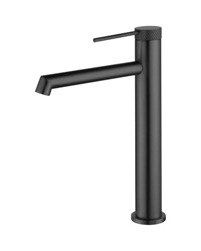 Смеситель для раковины Vincea Rim VBF-2RM2GM без донного клапана, вороненая сталь