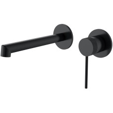 Смеситель для раковины Vincea Rim VBFW-2RM1MB встраиваемый, без донного клапана, черный матовый