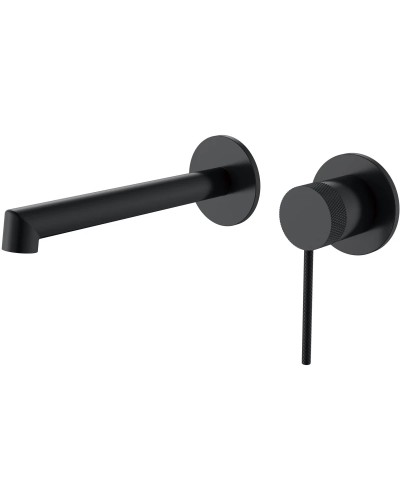 Смеситель для раковины Vincea Rim VBFW-2RM1MB встраиваемый, без донного клапана, черный матовый